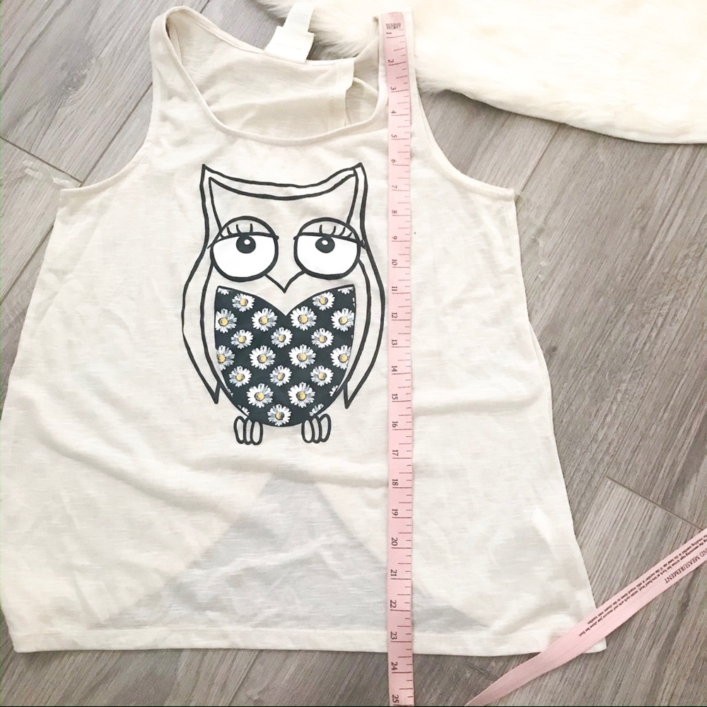 4 for $25 Self Esteem | owl tank top - Picture 6 of 6